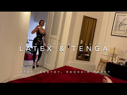 ❤️ I-stepsister enentloko ebomvu enxibe isinxibo se-latex esifakwe nguyise wesibini ️ kuthi ﹏